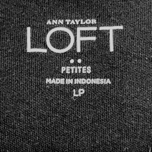 LOFT Black Lace Sleeveless Top   Sz LP   GUC - Picture 4 of 5